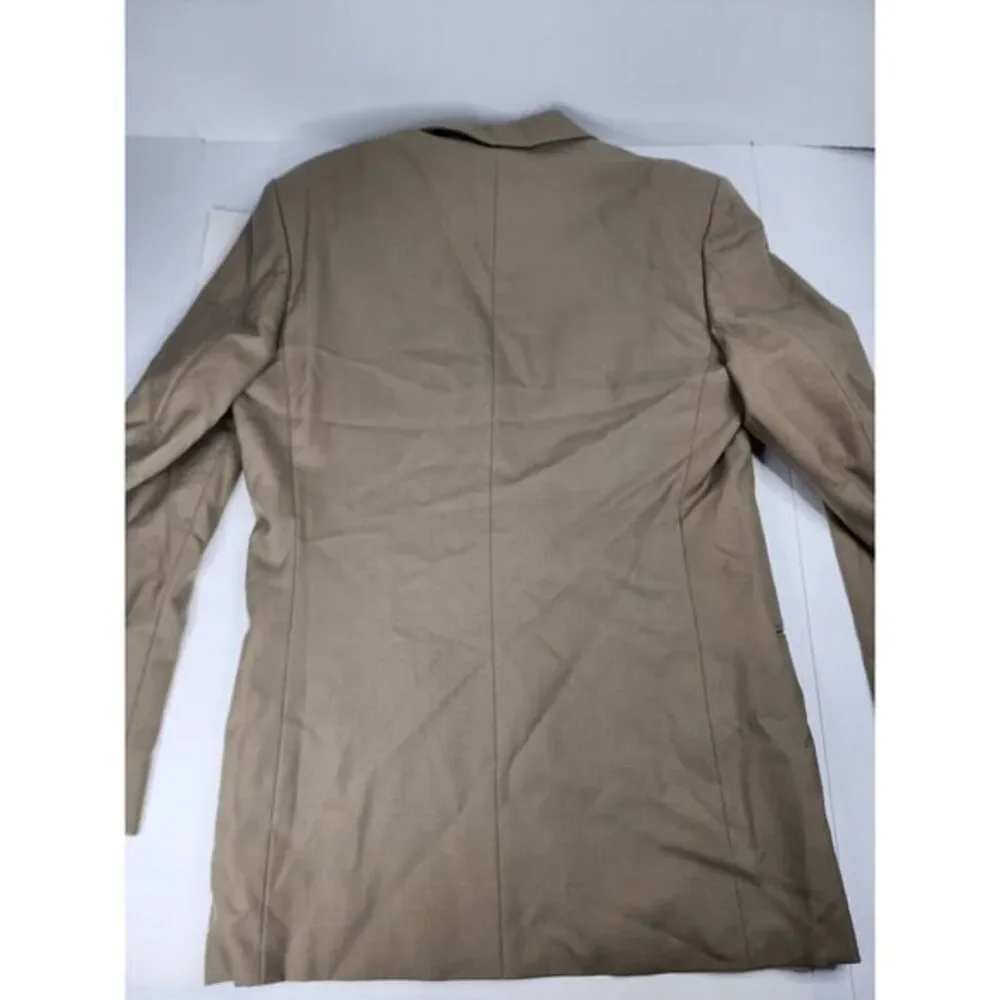 YSL Yves Saint Laurent Men Surgical Cuff Blazer Brown‎ Jacket 38 Made In France